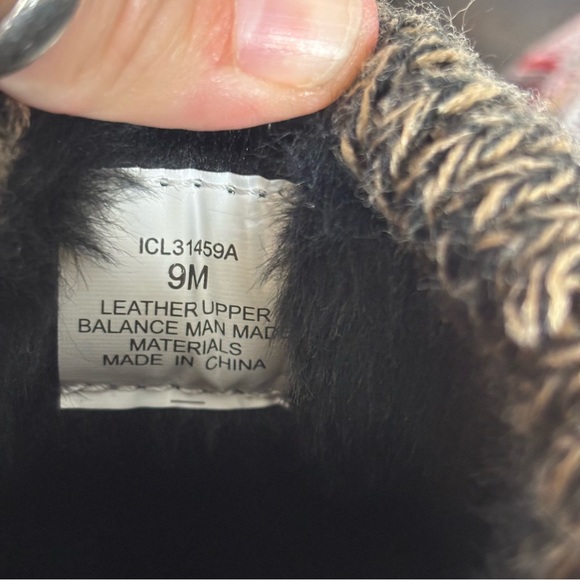 Clarks Angelina Knitted Collar Suede Clog Slipper Mule Shoe-Black-Women Size 9 - Picture 10 of 11